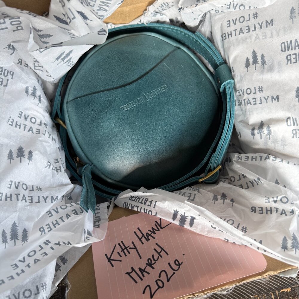 Portland Leather Small Circle Crossbody